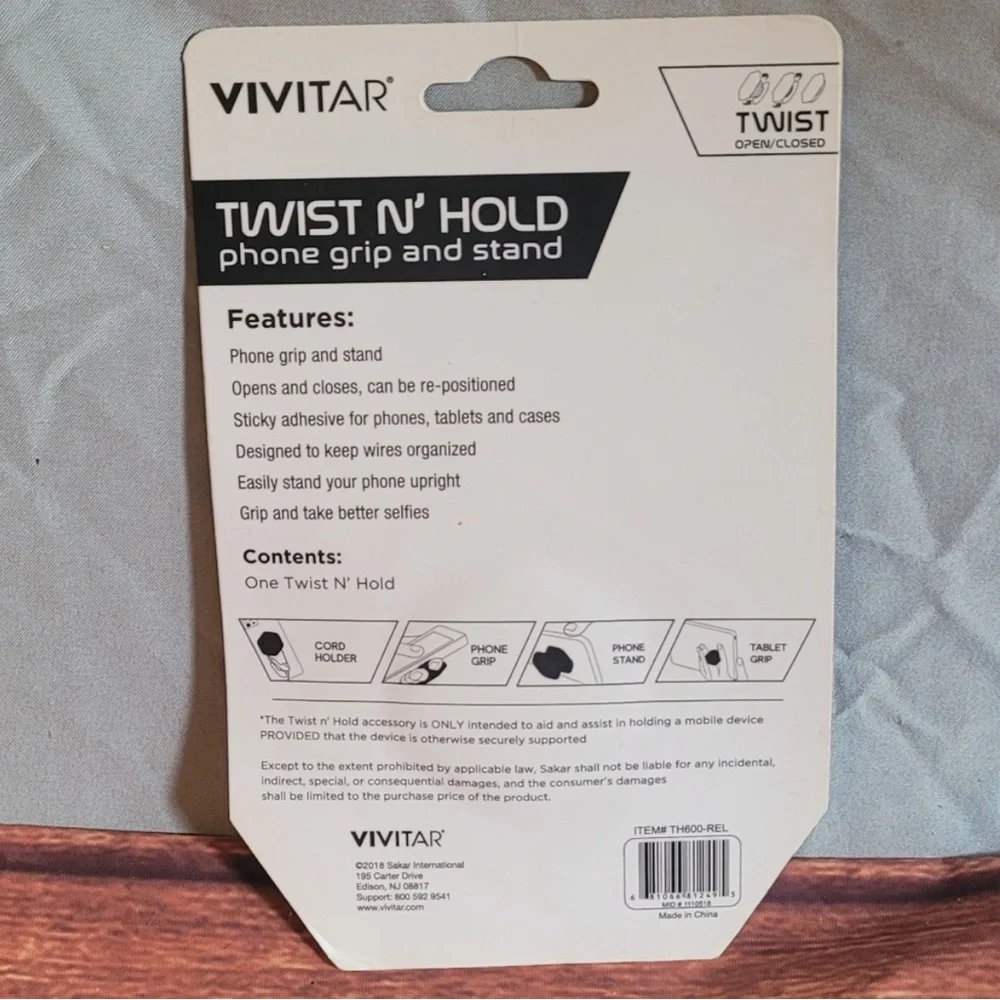 Twist N' Hold Phone Grip and Stand